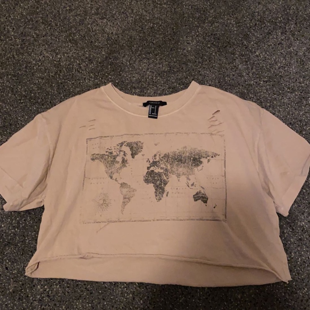 Tan crop top